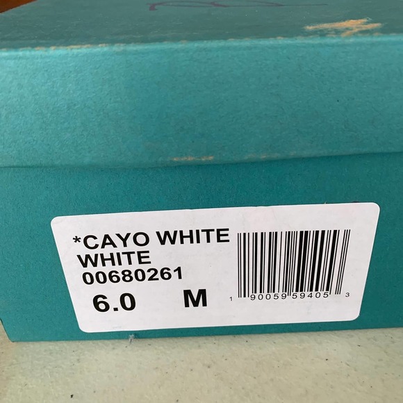 Blowfish Cayo White Canvas Low Top X-Strap Slip on Sneakers Women's US size 6M - Picture 10 of 10